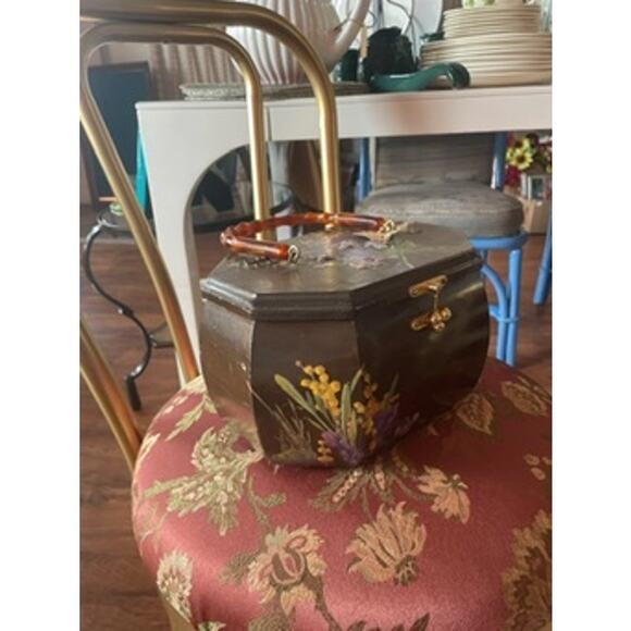 Vintage Wooden Purse - Picture 3 of 6